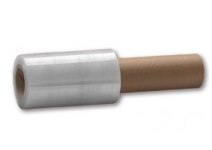 FIXAČNÍ FOLIE  12,5CM/150M 23MY S RUČKOU TRANSPARENTNÍ